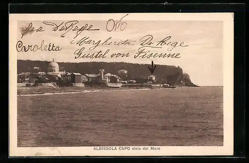 AK Albissola Capo, Vista dal Mare