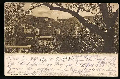 AK Ruta, Teilansicht der Ortschaft