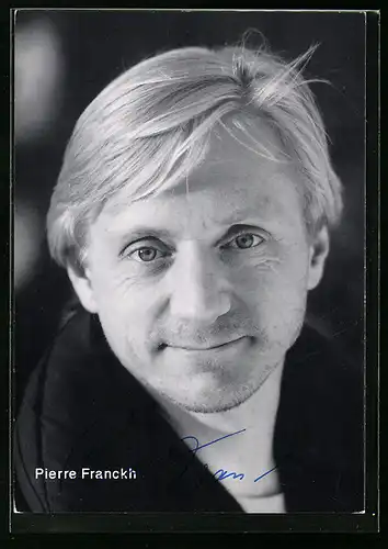 AK Schauspieler Pierre Franckh, mit original Autograph