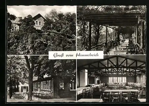 AK Bad Kösen, HO-Berggasthaus Himmelreich, Gartenterrasse