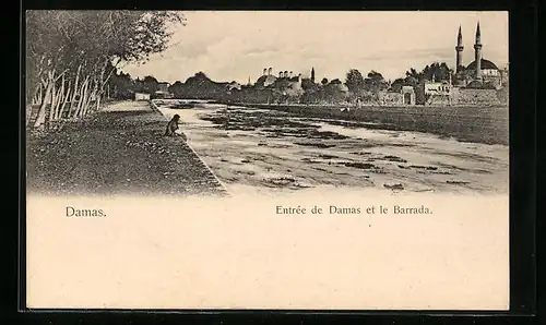 AK Damas, Entrée de Damas et le Barrada