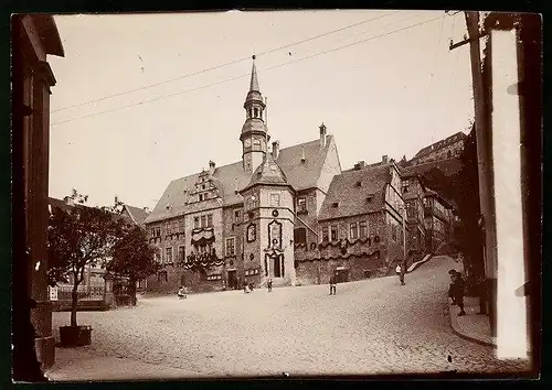 Fotografie Brück & Sohn Meissen, Ansicht Blankenburg, Rathaus