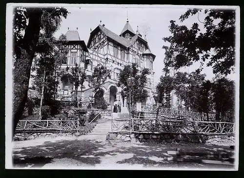 Fotografie Brück & Sohn Meissen, Ansicht Warnsdorf, Burgbergwarte