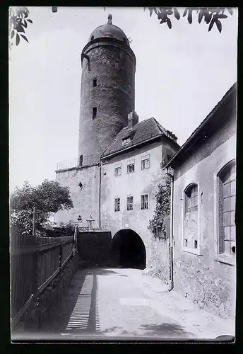 Fotografie Brück & Sohn Meissen, Ansicht Bautzen, Blick auf das Neutor der Nicolairuine