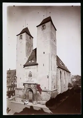 Fotografie Brück & Sohn Meissen, Ansicht Freiberg i. Sa., Blick auf die St. Nicolaikirche