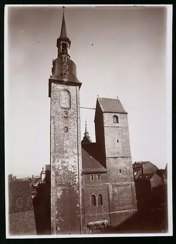 Fotografie Brück & Sohn Meissen, Ansicht Freiberg i. Sa., Blick auf die St. Petrikirche