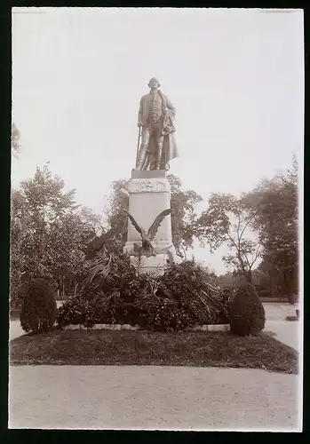 Fotografie Brück & Sohn Meissen, Ansicht Budapest, das Washington - Denkmal im Stadtwäldchen