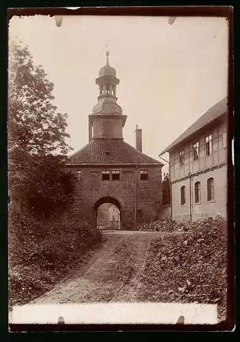 Fotografie Brück & Sohn Meissen, Ansicht Blankenburg i. H., am Eingang zum Kloster Michaelstein