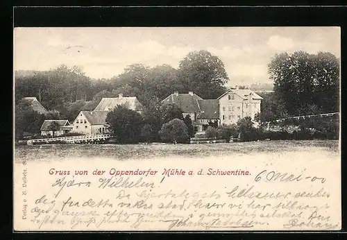 AK Oppendorf, Oppendorfer Mühle an der Schwentine
