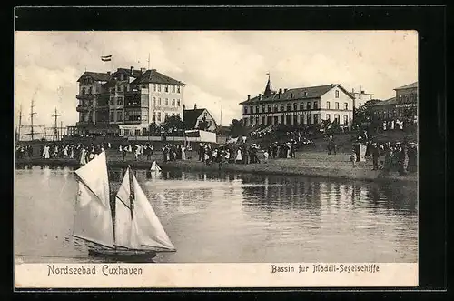 AK Cuxhaven, Bassin für Modell-Segelschiffe