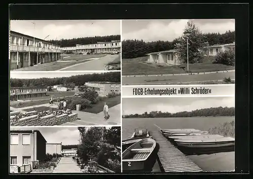 AK Gross Labenz, FDGB-Erholungsobjekt Willi Schröder