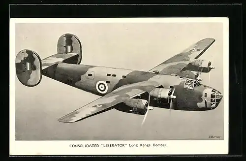 AK Flugzeug Consolidated Liberator I., Long Range Bomber