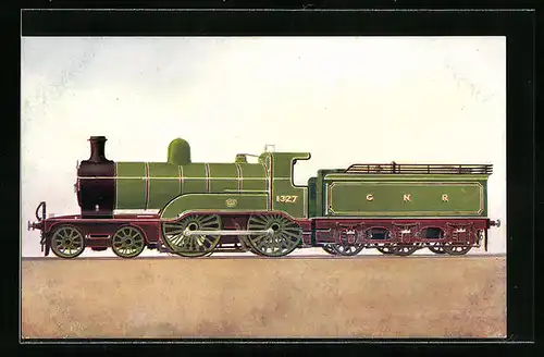 AK Express Passenger Engine No. 1327, GN Rly., englische Eisenbahn