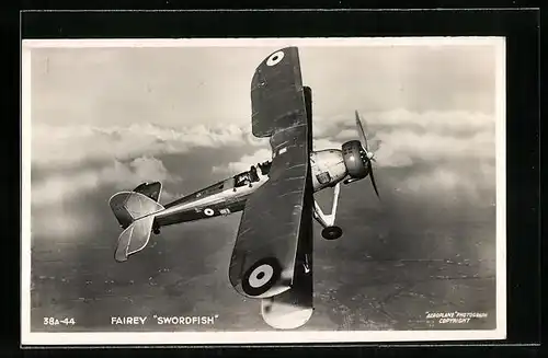 AK Fairey Swordfish, Doppeldeckerflugzeug