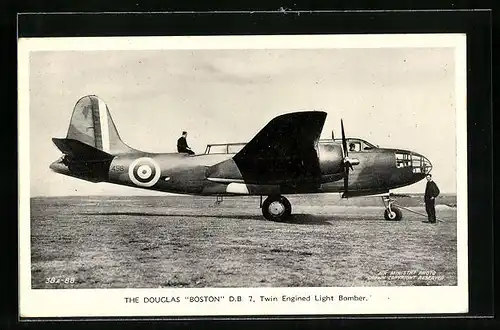 AK The Douglas Boston DB 7, Twin Engined Light Bomber