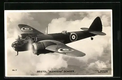 AK Bristol Blenheim Bomber, britisches Bomber-Flugzeug