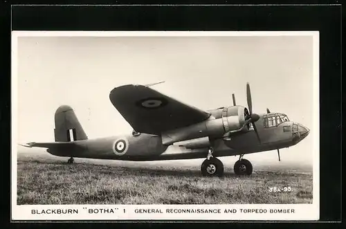 AK Flugzeug Blackburn Botha 1, General Reconnaissance and Torpedo Bomber
