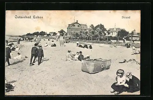 AK Laboe, Ostseebad, Strand