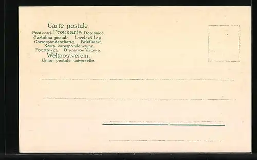 AK Breisach, Uferpartie mit Kirche