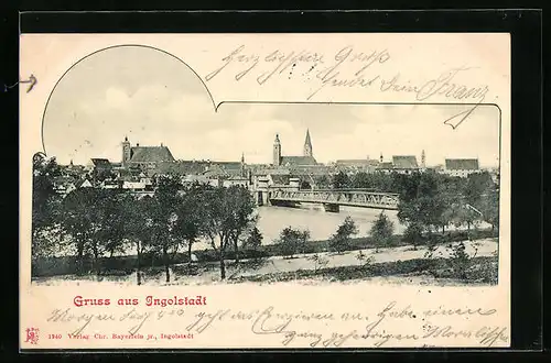 AK Ingolstadt, Panorama hinter Brücke