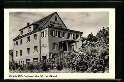 AK Bad Orb, Kurheim Villa Sauerborn, Am Kurpark