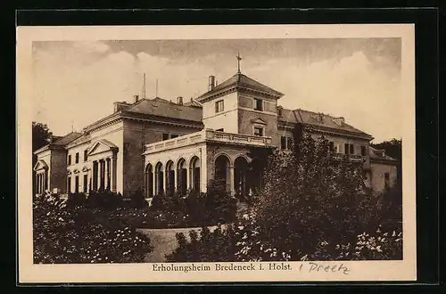 AK Bredeneek i. Holst., Erholungsheim mit Anlagen