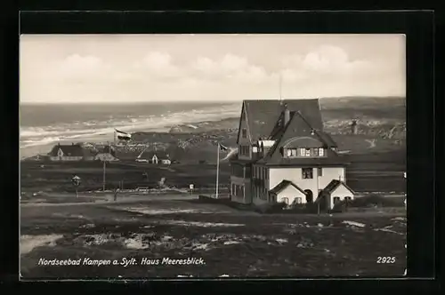 AK Kampen /Sylt, Haus Meeresblick mit Umgebung