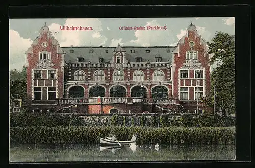 AK Wilhelmshaven, Offizier-Kasino, Parkfront
