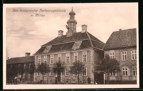 AK Mitau, Das historische Rathausgebäude