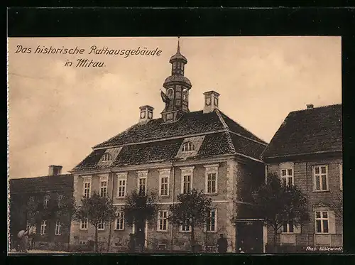 AK Mitau, Historisches Rathausgebäude