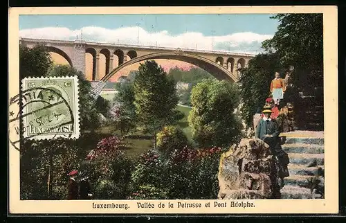 AK Luxembourg, Vallée de la Petrusse et Pont Adolphe