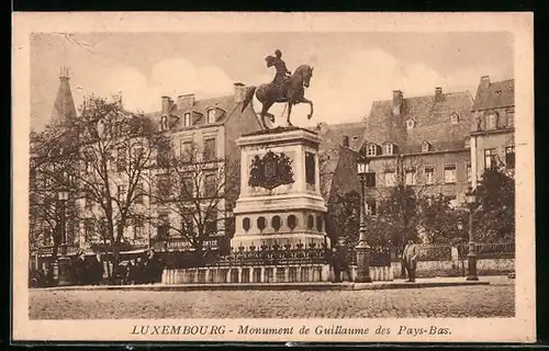 AK Luxembourg, Monument de Guillaume des Pays-Bas