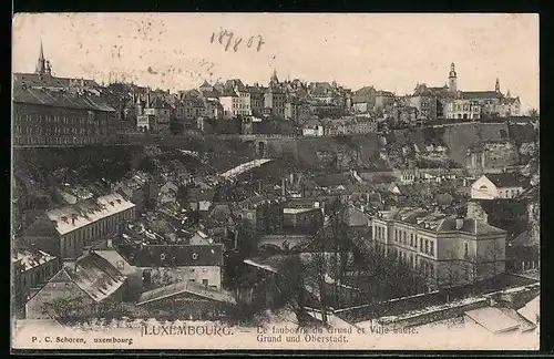 AK Luxembourg, Le faubourg du Grund et Ville haute