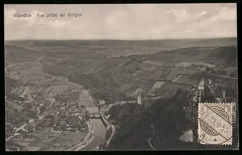 AK Vianden, Vue prise au Biltgen