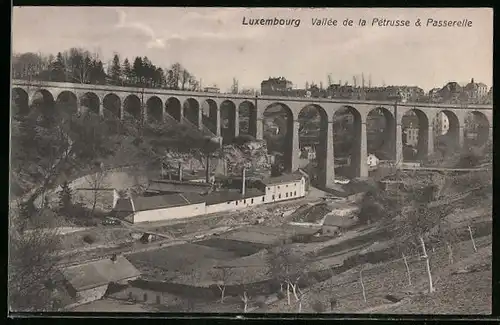 AK Luxembourg, Vallée de la Pétrusse & Passerelle