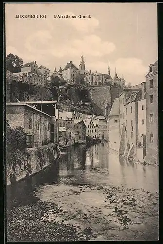 AK Luxembourg, L`Alzette au Grund
