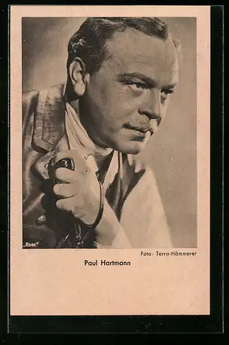 AK Schauspieler Paul Hartmann im Profil