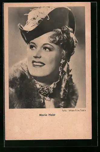 AK Schauspielerin Maria Holst lächelnd