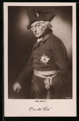 AK Schauspieler Otto Gebühr als der alte Fritz