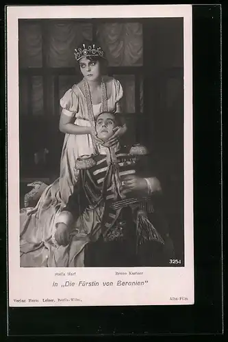 AK Schauspieler Stella Harf und Bruno Kastner in Die Fürstin von Beranien