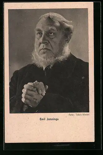 AK Schauspieler Emil Jannings beim Gebet