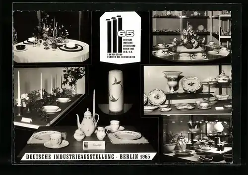 AK Berlin, Deutsche Industrie-Ausstellung 1965, Porzellan