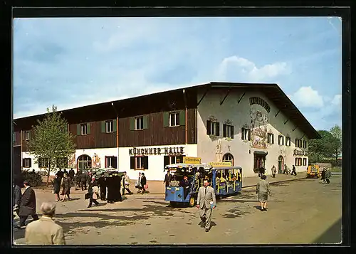 AK Hannover, Münchner Halle auf dem Messegelände