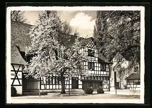 AK Zürich, Schweizerische Landesausstellung 1939, Genossenschaftshaus im Dörfli