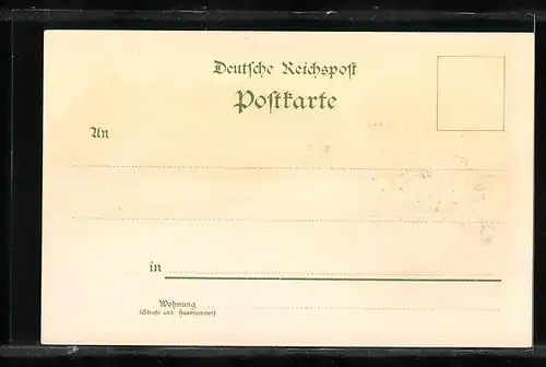 Lithographie Leipzig, Sächs.-Thür. Industrie & Gewerbe-Ausstellung 1897, Stadtansicht im Jahre 1497
