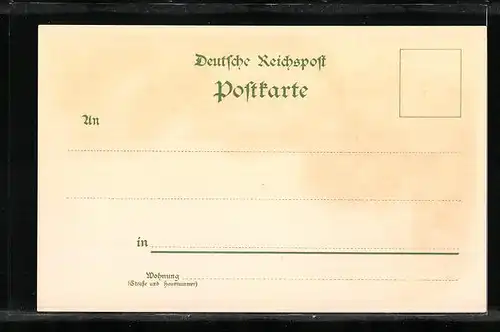 Lithographie Leipzig, Sächsisch Thüringische Industrie & Gewerbe-Ausstellung 1897, Tiroler Bergfahrt