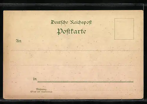 Lithographie Leipzig, Sächsisch Thüringische Industrie- & Gewerbe-Ausstellung 1897, 400 jährige Jubelfeier