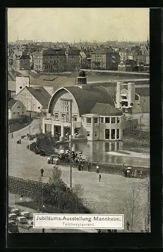 AK Mannheim, Jubiläums-Ausstellung, Teichrestaurant