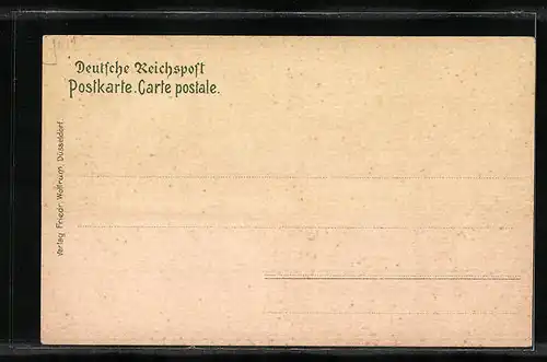 Lithographie Düsseldorf, Rheinisch-westfälische Industrie- und Gewerbe-Ausstellung 1902, Glück-Auf!