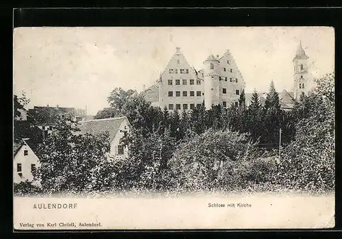 AK Aulendorf, Schloss mit Kirche